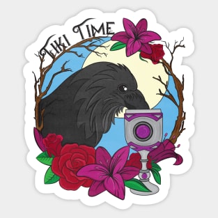 Tiki Time - Gothic Style Sticker